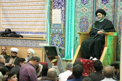 مراسم استقبال از ماه رمضان در اهر