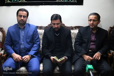 دیدار نمایندگان جامعه قرآنی با خانواده شهید «مهدی خاتمی»