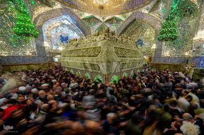 شب ولادت امیرالمؤمنین (ع) در حرم مطهر علوی