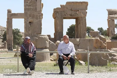 مسافران نوروزی مجموعه جهانی تخت‌ جمشید‎‎