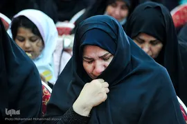 سوگواری ایام فاطمیه در جوار شهدای گمنام در اهواز