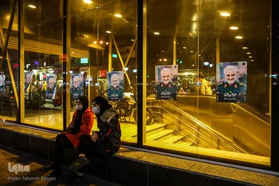 سالروز شهادت شهید سلیمانی - ایستگاه مترو منیریه -دی۹۹