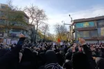 خروش مردم ساری در محکومیت گروه‌های اغتشاشگر و تروریست‌