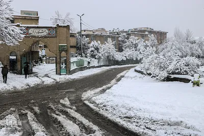صبح برفی اراک