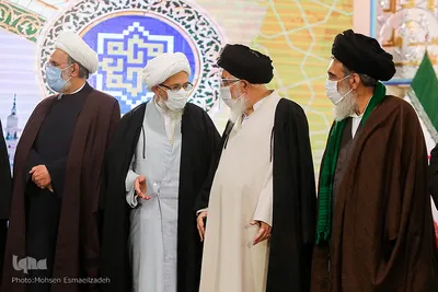 مراسم تغییر نام صحن جامع رضوی به صحن پیامبر اعظم (ص)
