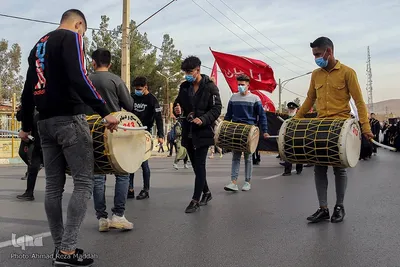 مراسم تشییع پیکر مطهر روحانی شهید مدافع امنیت در شیراز