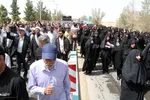 تشییع پیکر شهید هسته‌ای در یزد