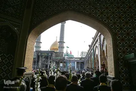 مراسم تعویض پرچم آستان مقدس حضرت عبدالعظیم حسنی(ع)