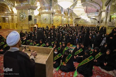 آیین گلاب شویی حرم مطهر حضرت شاهچراغ علیه السلام