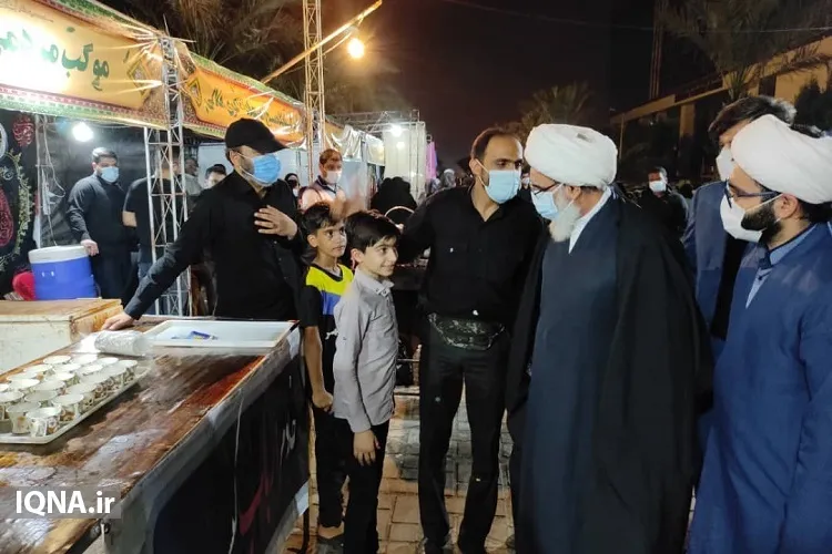 گزارش تصویری| بازدید امام جمعه بوشهر از اجتماع موکب های اربعینی