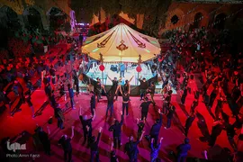 مراسم سوگواری شب پنجم ماه محرم در آستان مقدس حضرت علی ابن حمزه (ع) شیراز
