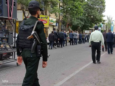 مراسم عزاداری خیابانی به مناسبت سالگرد ارتحال حضرت امام خمینی(ره) در اهر
