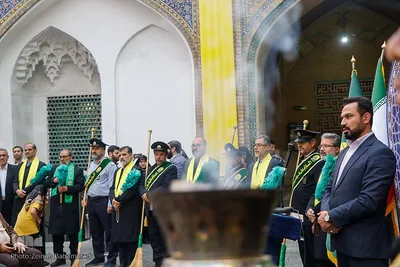 رونمایی از گنبد جدید حضرت طاهر بن زین العابدین علیهماالسلام