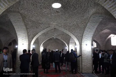 بازدید شرکت کنندگان سومین مراسم ملی بزرگداشت مجاهدان در غربت از آثار تاریخی دامغان