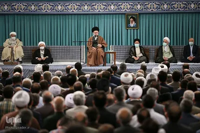 دیدار مسئولین و سفرای کشورهای اسلامی با رهبر انقلاب