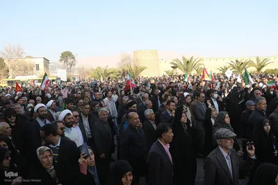 راهپیمایی شیرازی ها بر علیه اغتشاشگران