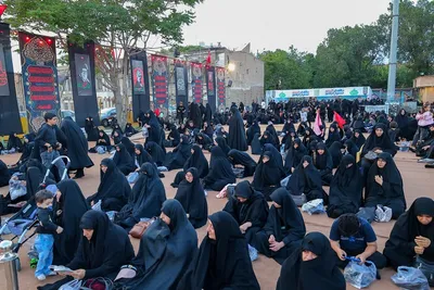 مراسم عزاداری حسینی در مصلای تبریز