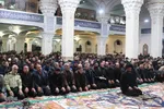 ⁨دل باختگان حسین(ع) در میعادگاه نماز ظهر عاشورا⁩