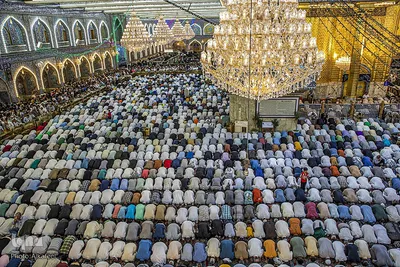 نماز عید سعید قربان در حرم اباالفضل العباس (ع)