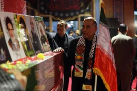 وداع با پیکر پاک ۱۰۰ شهید گمنام