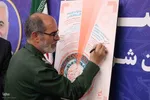 دیدار اعضای انجمن عکاسان آذربایجان شرقی با فرمانده سپاه عاشورا‎
