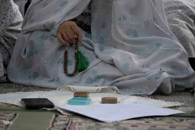 مراسم اعتکاف در مسجد دانشگاه تبریز