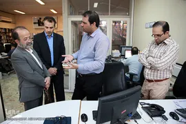 بازدید رضا طباطبایی شفیعی،سفیر ایران در بولیوی از تحریریه ایکنا