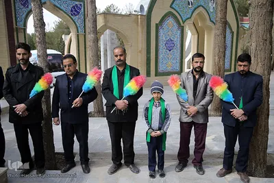 کاروان قرآنی انقلاب در آرامستان متقین بیرجند