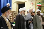 عمامه گذاری طلاب در روز میلاد امام حسین(ع)