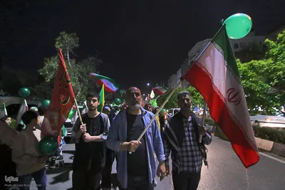 شیراز در پنجاه و نهمین شب اقتدار به عشق امام رضا(ع)
