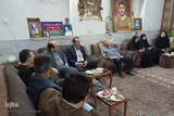 دیدار مسئولان جهاددانشگاهی سمنان با خانواده شهید نیک ذات‎