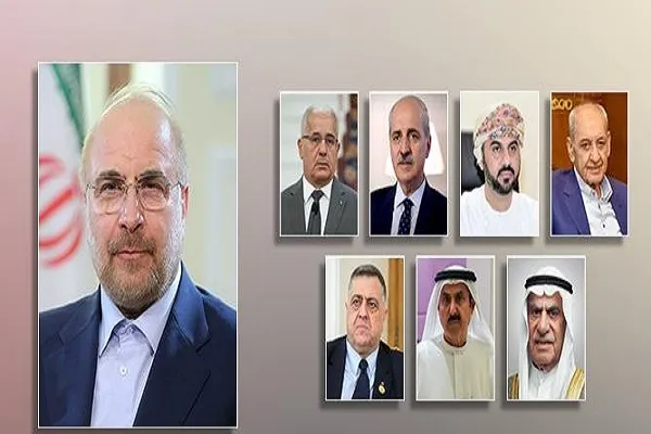 رایزنی رئیس مجلس با همتایان خود در 7 کشور برای احقاق حقوق مردم غزه