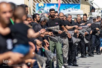 مراسم عزاداری عاشورای حسینی در آستان مقدس امامزادگان محمد (ع) و سکینه خاتون (س) کرج
