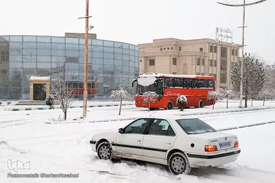 بارش برف در شهرستان اهر