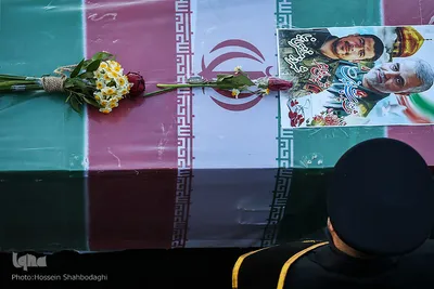 وداع و خاکسپاری با شهید سرهنگ پاسدار شهروز مظفری نیا