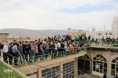 آیین سنتی برپایی خیمه‌های عاشورایی زرقان‎‎