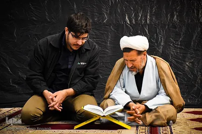مراسم جزء خوانی قرآن در دانشگاه بیرجند