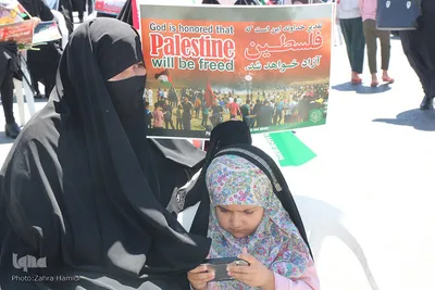 اجتماع بیرجندی‌ها در حمایت از مردم فلسطین