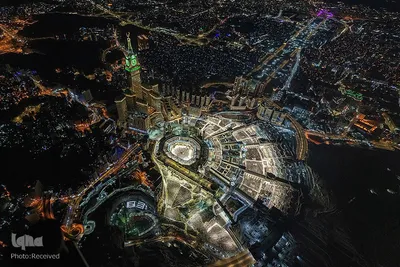 مسجدالحرام از آسمان