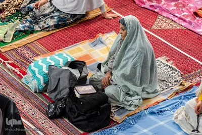 مراسم اعتکاف در مسجد جامع رجایی شهر کرج