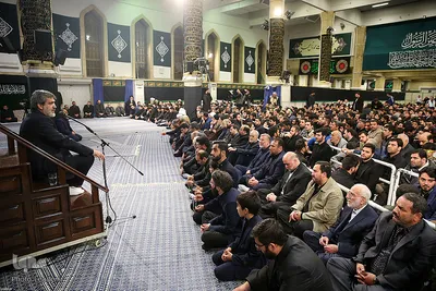سومین شب عزاداری فاطمیه در حسینیه امام خمینی(ره)