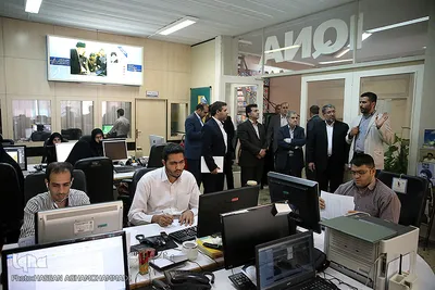بازدید کریم نجفی برزگر، معاون فرهنگی دانشگاه پیام نور از ایکنا