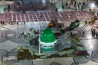 مراسم تغییر نام صحن جامع رضوی به صحن پیامبر اعظم (ص)
