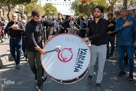 آیین پیاده‌روی جاماندگان اربعین حسینی در قزوین