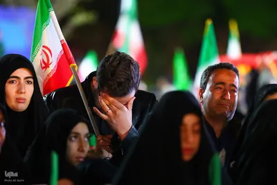 مراسم روضه‌خوانی به مناسبت شهادت رهبر انقلاب اسلامی در اصفهان