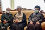 دیدار نماینده ولی فقیه در استان فارس در خانواده شهید خادم صادق‎‎