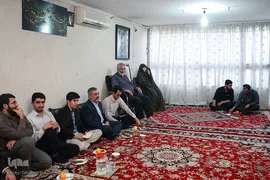 دیدار با خانواده شهید
