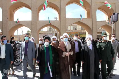 متفاوت ترین راهپیمایی 22 بهمن در یزد‎