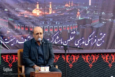 شال اندازی ذاکرین اهل بیت (ع) در کرج