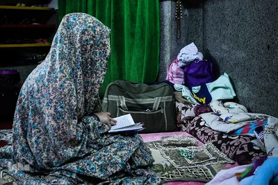 مراسم اعتکاف بانوان در مسجد باغستانی

